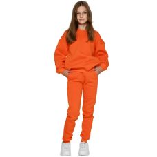 Подростковый костюм для девочек на флисе оранжевый 52684
