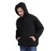 Худі чоловічий oversize чорний 55436