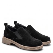 Лофери жіночі замшеві Lucy чорні
