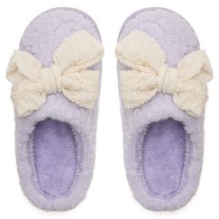 Комнатные тапочки женские Plush лавандовые Комнатные тапочки женские Plush лавандовые