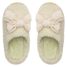 Кімнатні тапочки жіночі Plush зелено-пастельні