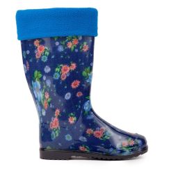 Утеплитель для женских резиновых сапог Polar с синим манжетом Утеплитель для женских резиновых сапог Polar с синим манжетом