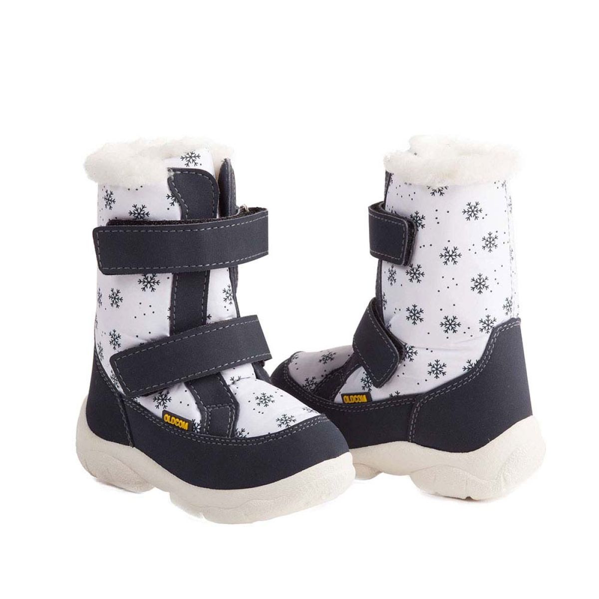 Дитячі чоботи-дутики зимові ALASKA білі