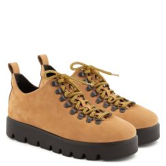 Туфлі жіночі демісезонні з нубука Agata коричневі