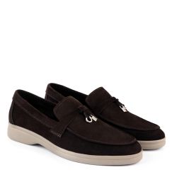 Лофери жіночі замшеві Ari коричневі