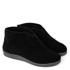 Бурки короткі чорні з хутром