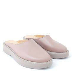 Мюлі жіночі Batty NEW з натуральної шкіри беж