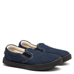 Сліпони Boston сині на чорній підошві