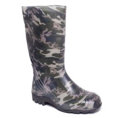 Гумові чоботи чоловічі високі ПВХ камуфляж