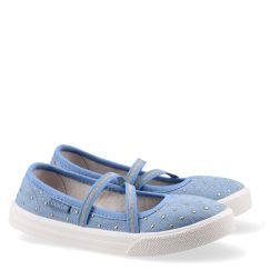 Слипоны детские Ella голубые