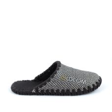 Комнатные тапочки фетровые Зигзаг серые