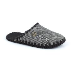 Комнатные тапочки фетровые Зигзаг серые