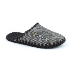 Кімнатні тапочки фетрові Зігзаг сірі