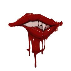 Футболка жіноча біла з принтом Lips Vamp