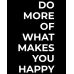 Футболка жіноча чорна з принтом Makes Happy