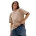 Футболка базова oversize Premium бежева