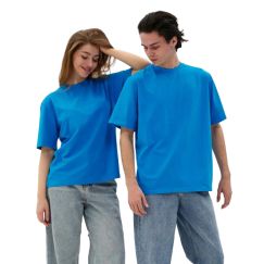 Футболка базова oversize Premium блакитна