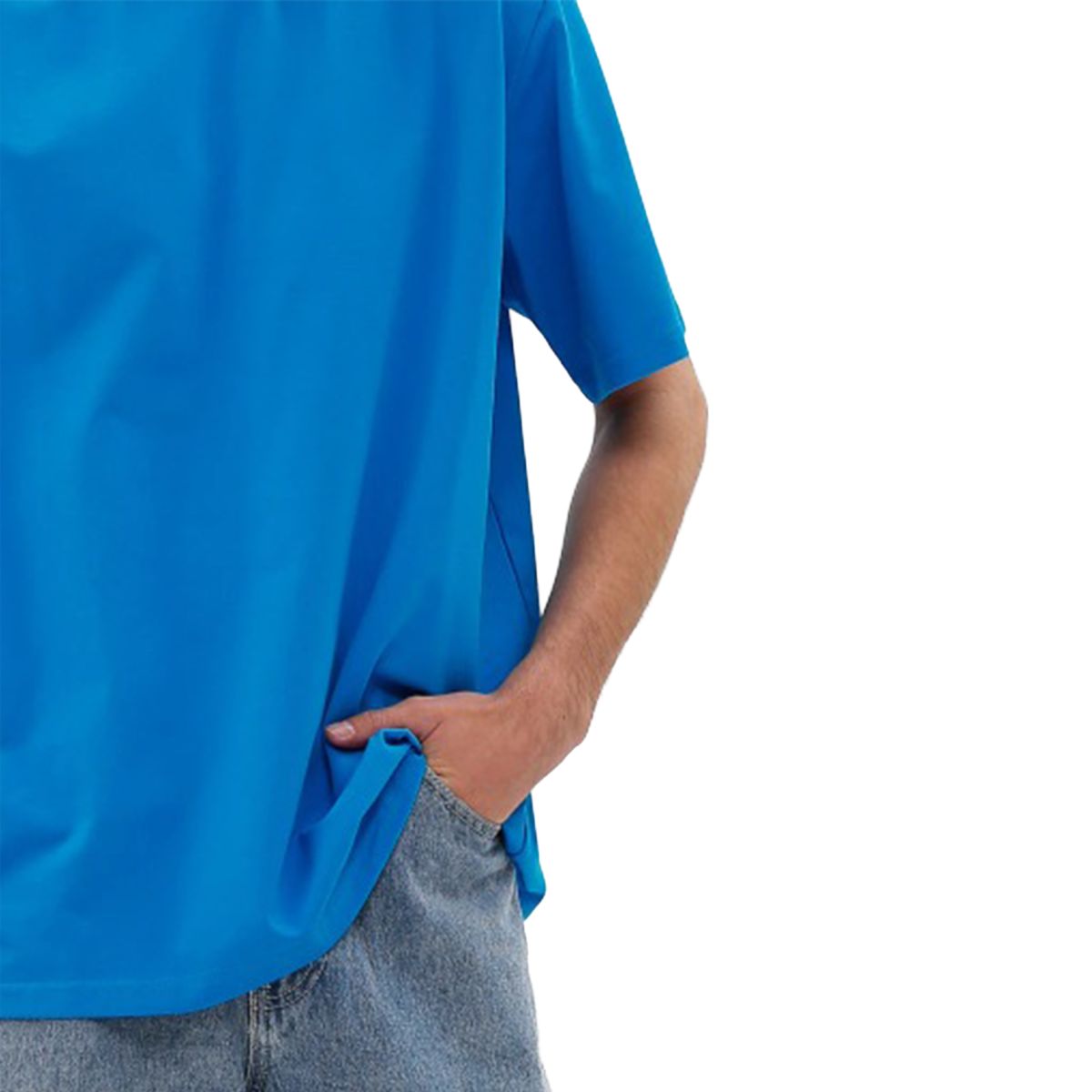 Футболка базова oversize Premium блакитна