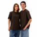 Футболка базова oversize Premium коричнева Футболка базова oversize Premium коричнева