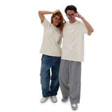 Футболка базова oversize Premium молочна
