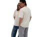 Футболка базова oversize Premium молочна
