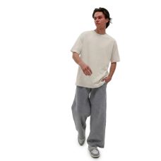 Футболка базова oversize Premium молочна