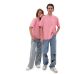 Футболка базова oversize Premium рожева