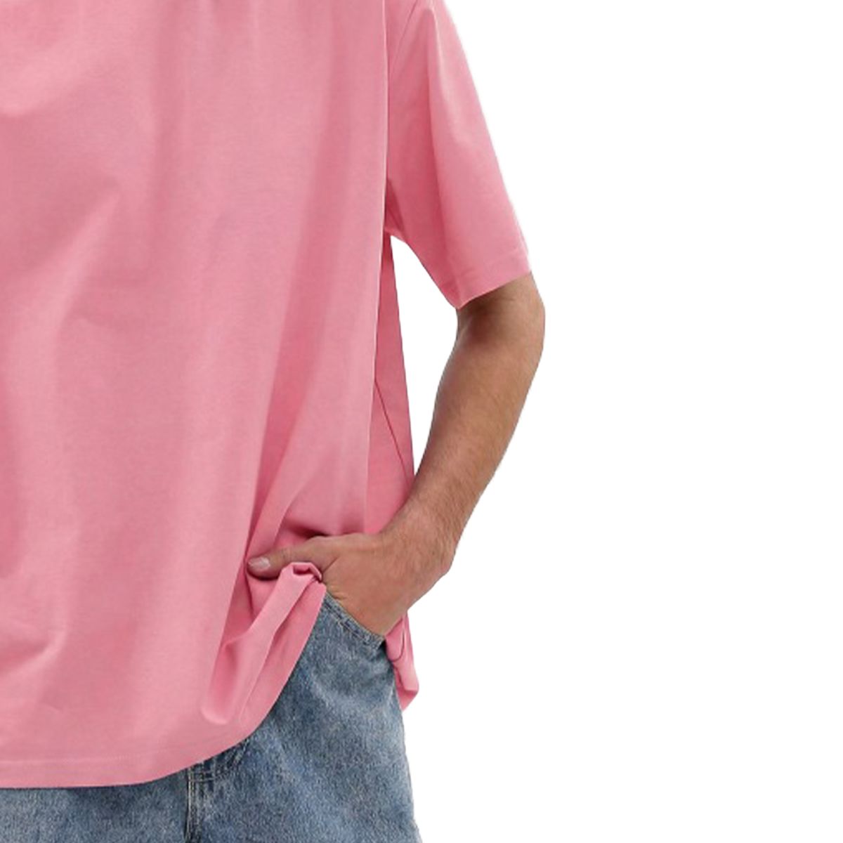 Футболка базова oversize Premium рожева