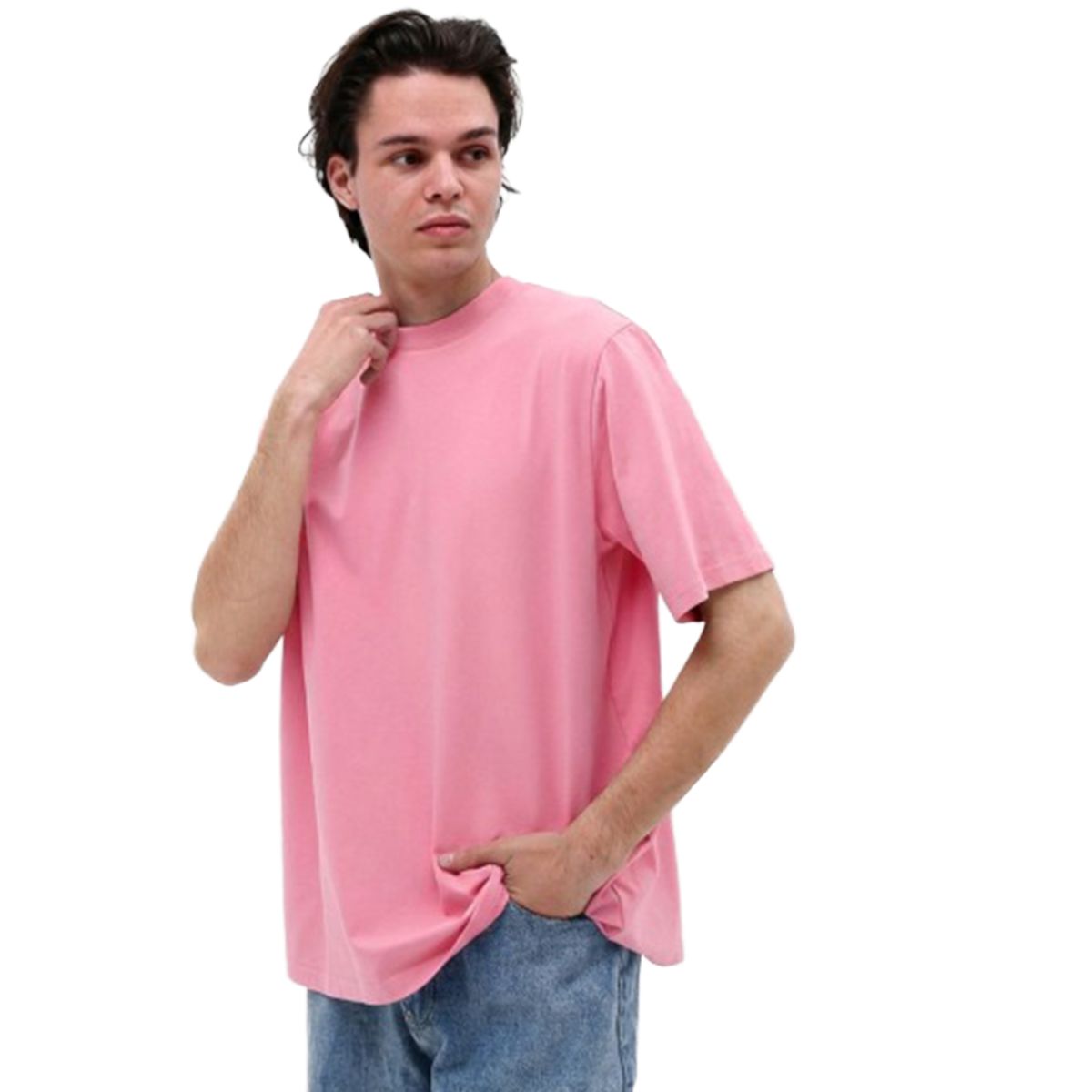 Футболка базова oversize Premium рожева