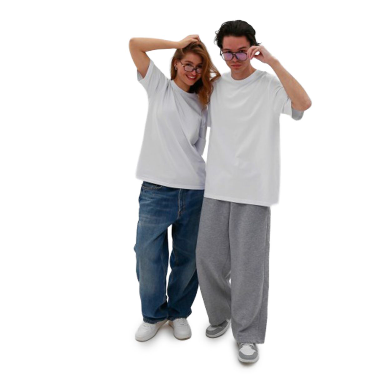 Футболка базова oversize Premium біла