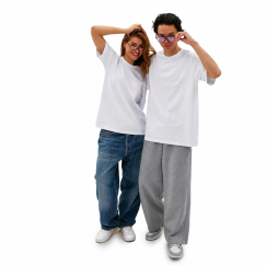 Футболка базова oversize Premium біла