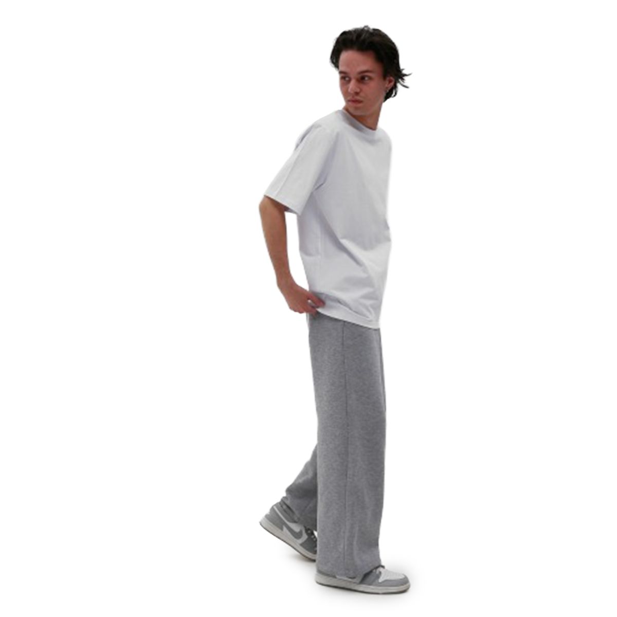 Футболка базова oversize Premium біла