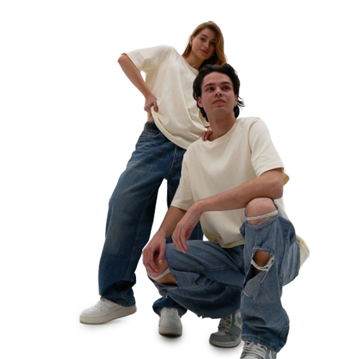 Футболка базова oversize Premium жовта