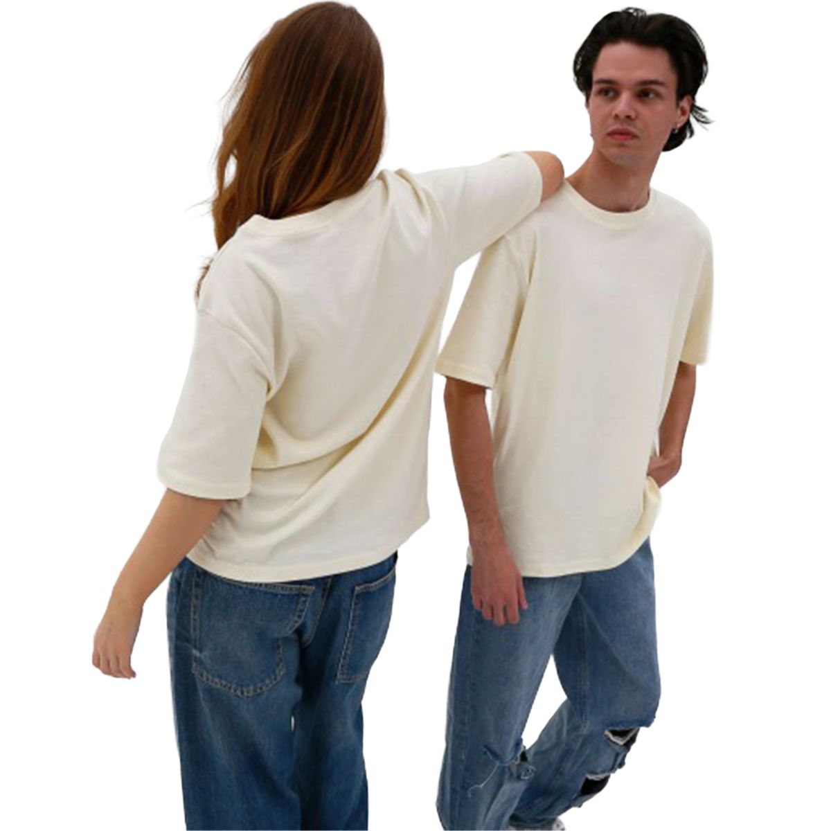 Футболка базова oversize Premium жовта