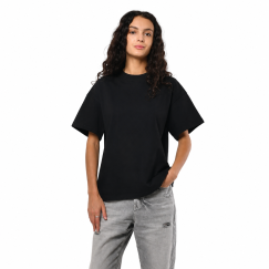 Футболка жіноча базова oversize Premium чорна