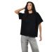 Футболка жіноча базова oversize Premium чорна
