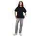 Футболка жіноча базова oversize Premium чорна