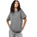 Футболка жіноча базова oversize Premium сіра