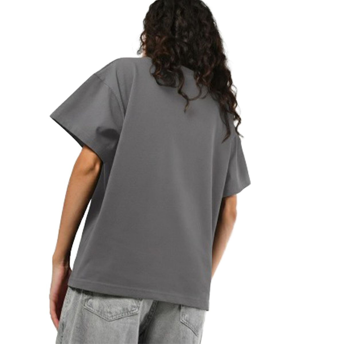 Футболка жіноча базова oversize Premium сіра