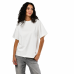 Футболка жіноча базова oversize Premium молочна