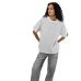 Футболка жіноча базова oversize Premium молочна