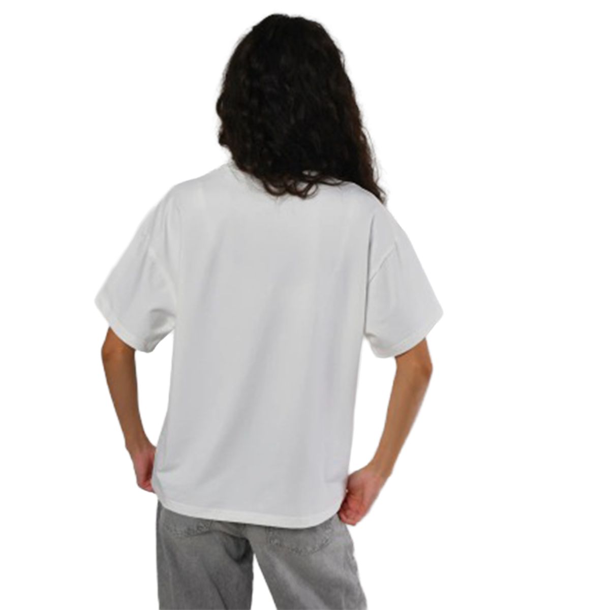 Футболка жіноча базова oversize Premium молочна