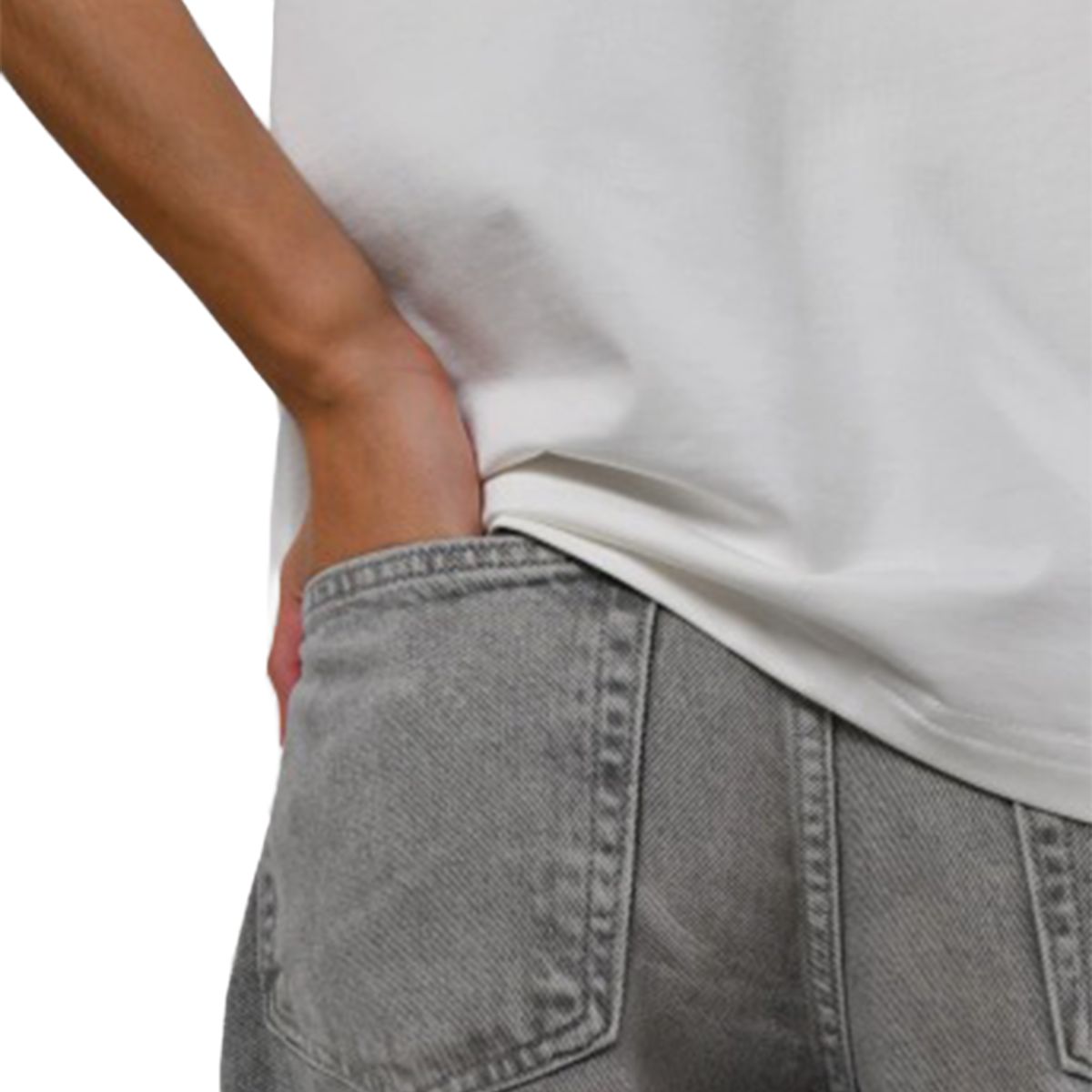 Футболка жіноча базова oversize Premium молочна