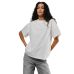 Футболка жіноча базова oversize Premium молочна
