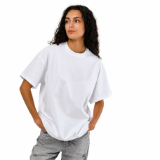 Футболка жіноча базова oversize Premium біла