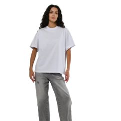 Футболка жіноча базова oversize Premium біла