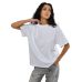 Футболка жіноча базова oversize Premium біла