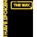 Футболка чоловіча чорна з принтом The Way