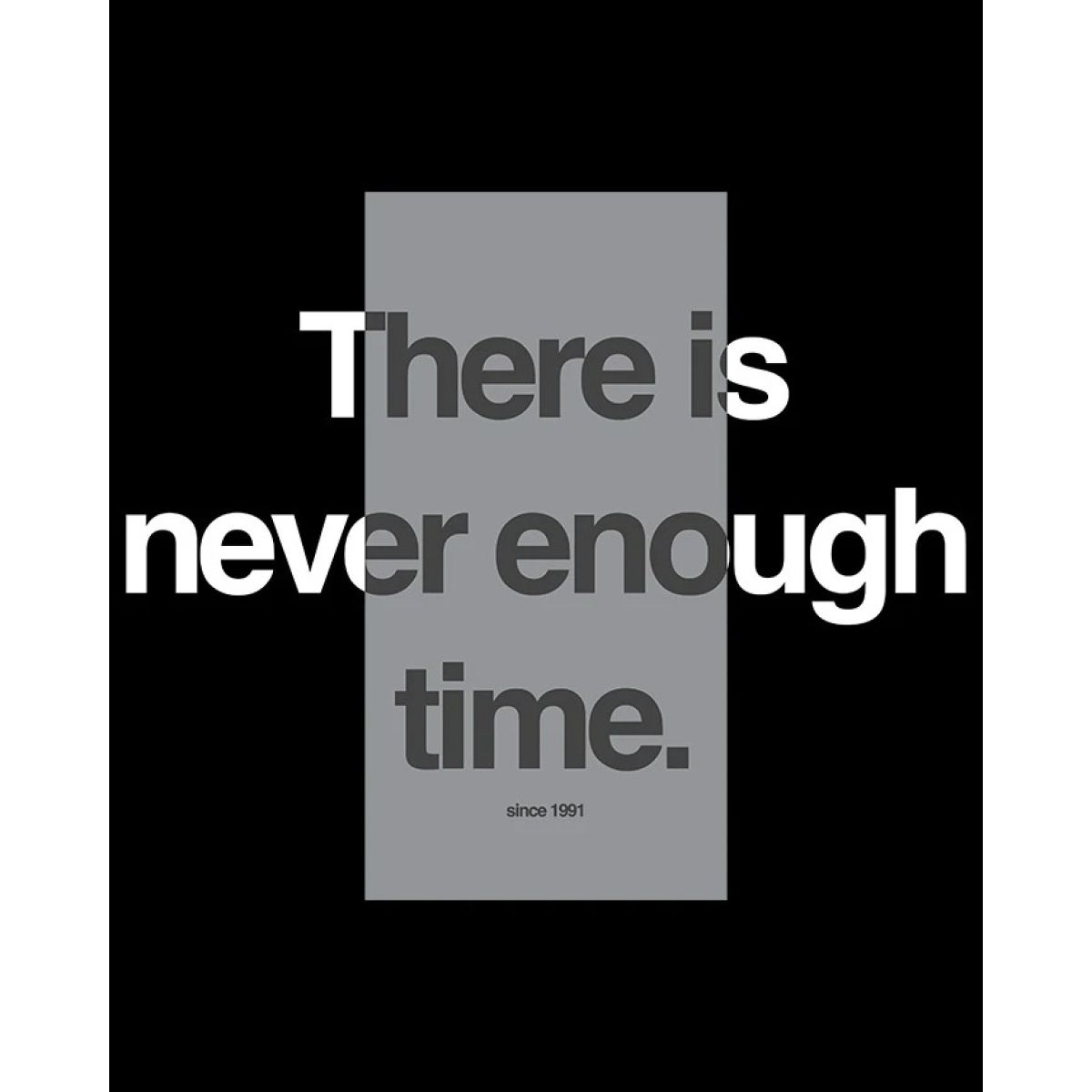 Футболка жіноча чорна з принтом There Is Never Enough