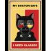 Футболка чоловіча чорна з принтом Wine Cat